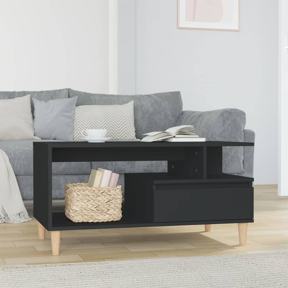 Coffee Table White 90x49x45 cm vidaXL Engineered Wood - Coffee Table from vidaXL