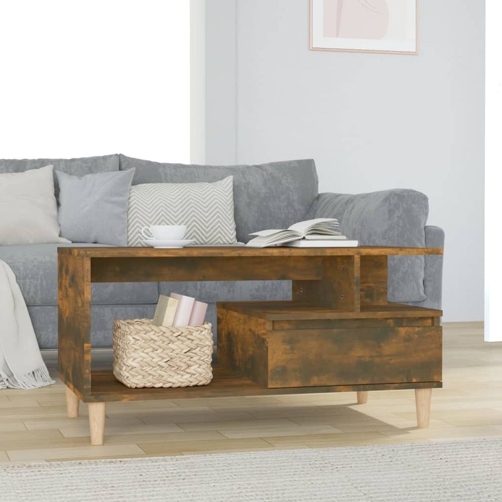 Coffee Table White 90x49x45 cm vidaXL Engineered Wood - Coffee Table from vidaXL