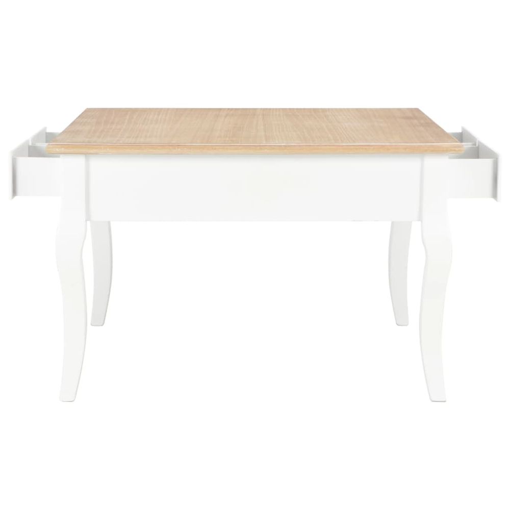 Coffee Table White 80x80x50 cm vidaXL Wood - Coffee Table from vidaXL