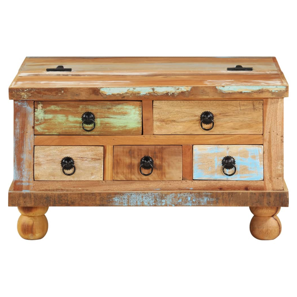 Coffee Table vidaXL Reclaimed Wood 70x70x38 cm by vidaXL