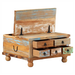 vidaXL Coffee Table vidaXL Reclaimed Wood 70x70x38 cm - Coffee Tables Coffee Table