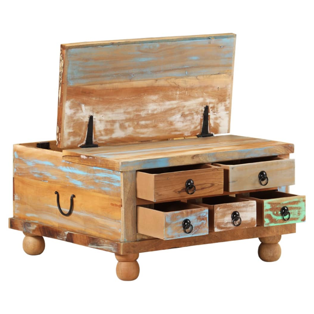 vidaXL Coffee Table vidaXL Reclaimed Wood 70x70x38 cm - Coffee Tables Coffee Table