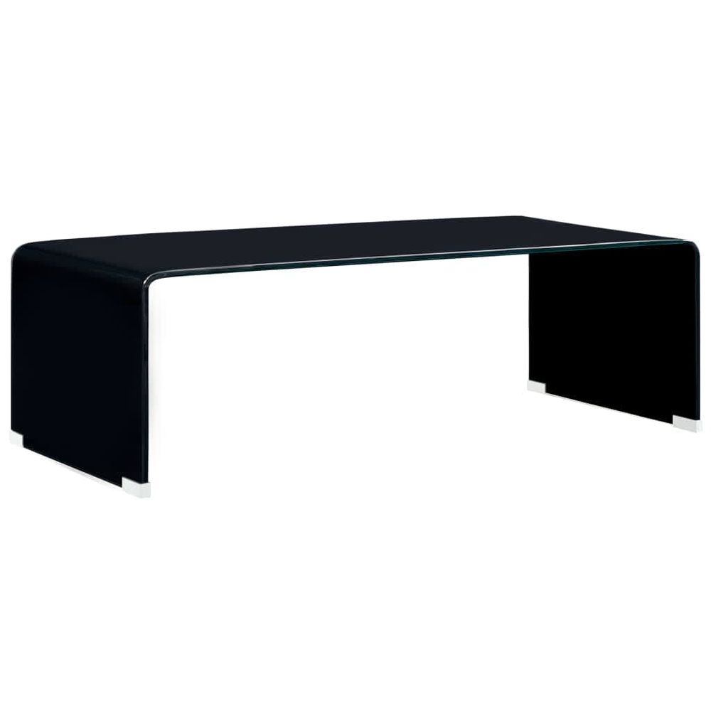 Coffee Table Black 98x45x31 cm vidaXL Tempered Glass - Coffee Table from vidaXL