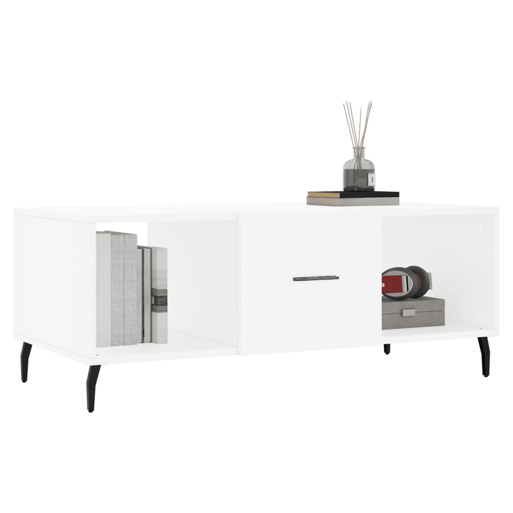 Coffee Table White 102x50x40 cm vidaXL Engineered Wood - Coffee Table from vidaXL