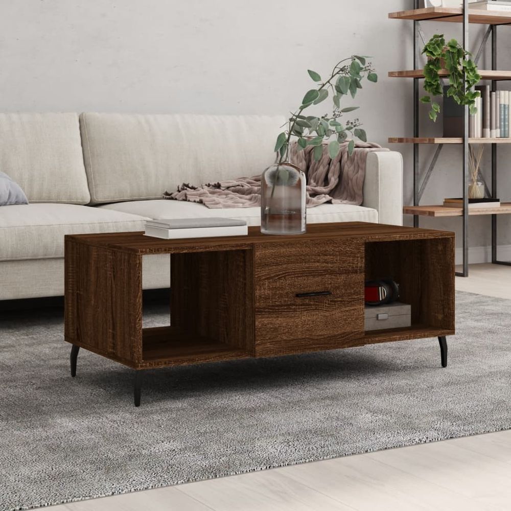 Coffee Table White 102x50x40 cm vidaXL Engineered Wood - Coffee Table from vidaXL