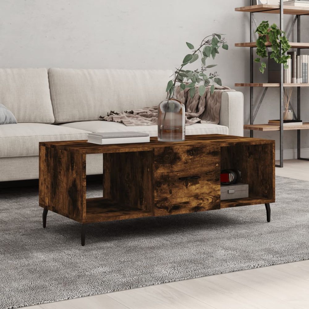 Coffee Table White 102x50x40 cm vidaXL Engineered Wood - Coffee Table from vidaXL
