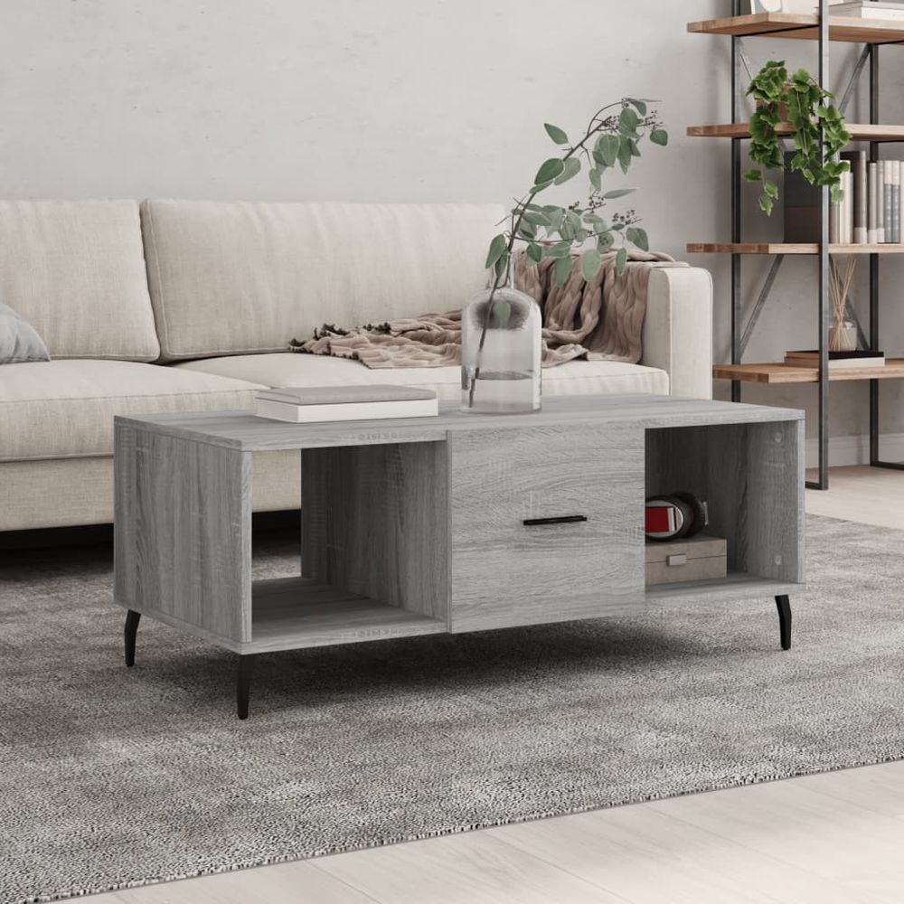 Coffee Table White 102x50x40 cm vidaXL Engineered Wood - Coffee Table from vidaXL