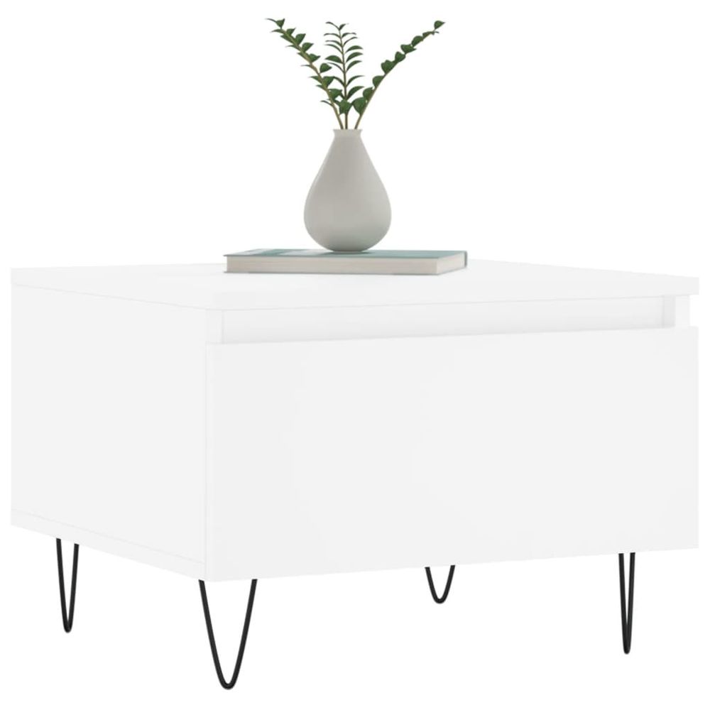 Coffee Table White 50x46x35 cm vidaXL Engineered Wood - Coffee Table from vidaXL