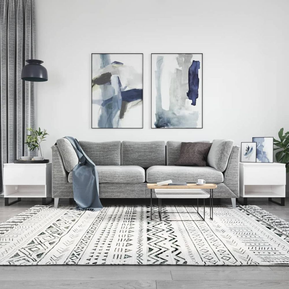 Coffee Table White 50x46x50 cm vidaXL Engineered Wood - Coffee Table from vidaXL