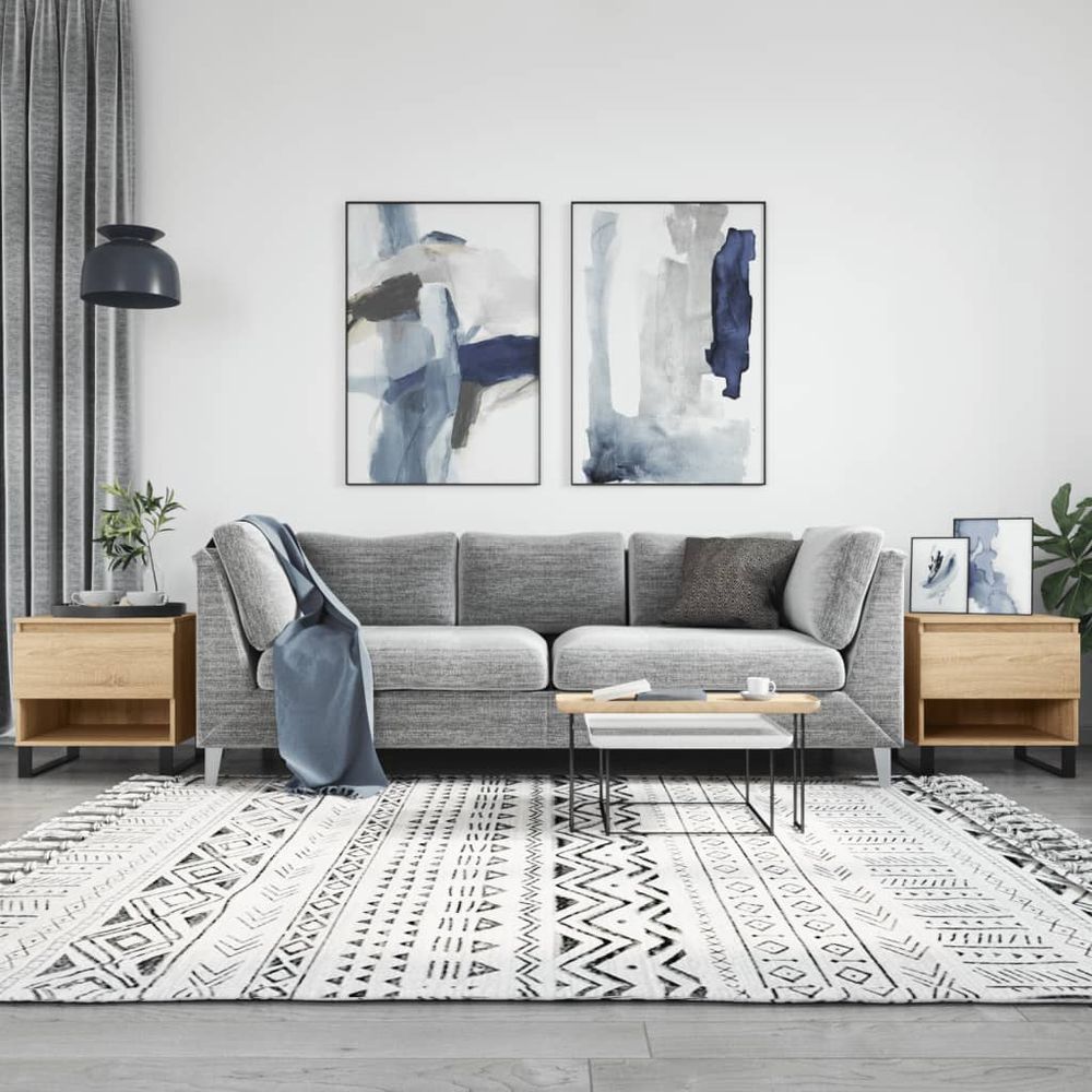 Coffee Table White 50x46x50 cm vidaXL Engineered Wood - Coffee Table from vidaXL