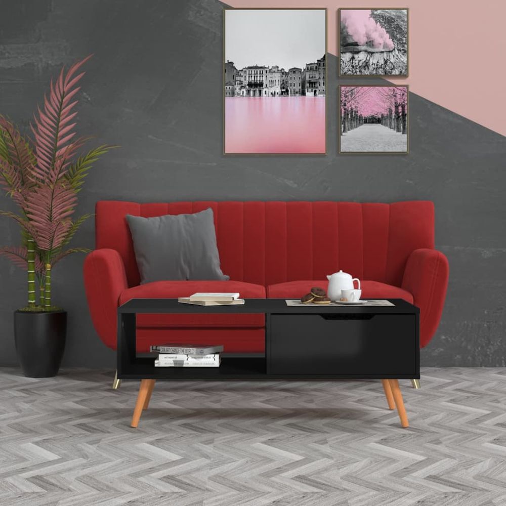 Coffee Table White 100x49.5x43 cm vidaXL Engineered Wood - Coffee Table from vidaXL