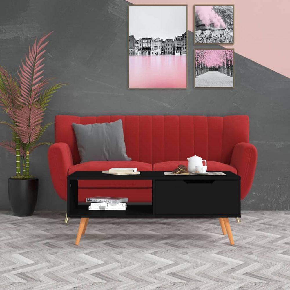 Coffee Table White 100x49.5x43 cm vidaXL Engineered Wood - Coffee Table from vidaXL