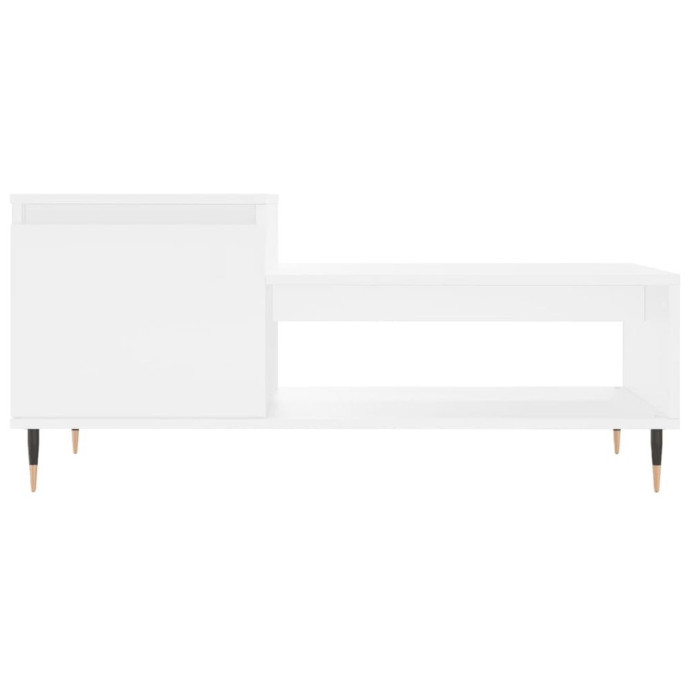 Coffee Table White 100x50x45 cm vidaXL Engineered Wood - Coffee Table from vidaXL