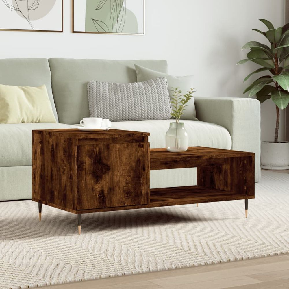 Coffee Table White 100x50x45 cm vidaXL Engineered Wood - Coffee Table from vidaXL