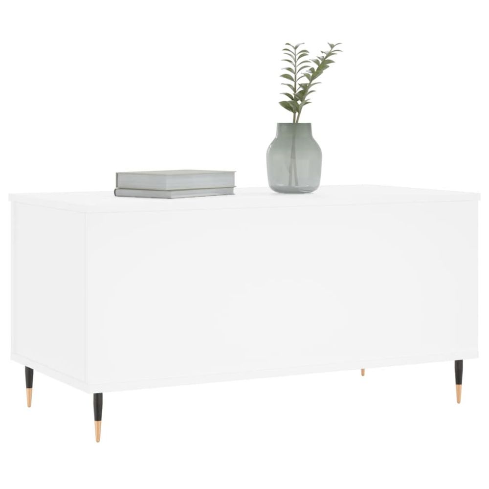 Coffee Table White 90x44.5x45 cm vidaXL Engineered Wood - Coffee Table from vidaXL