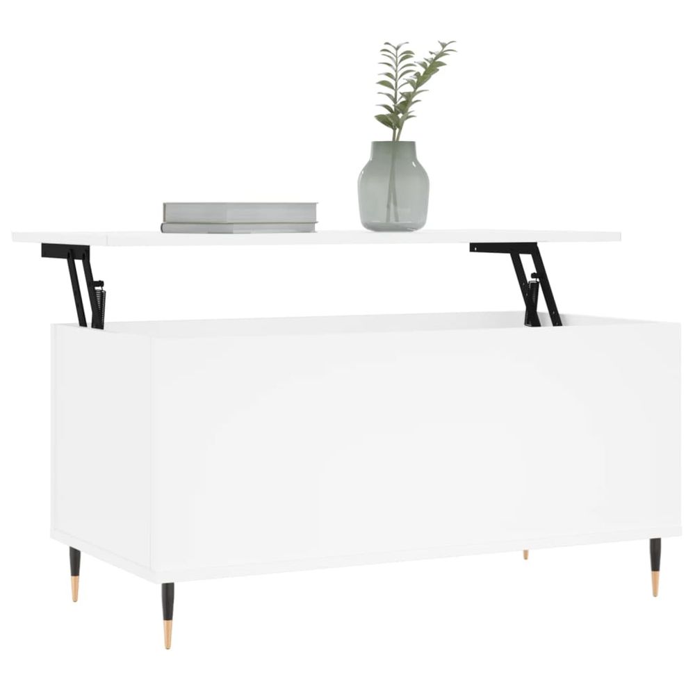 Coffee Table White 90x44.5x45 cm vidaXL Engineered Wood - Coffee Table from vidaXL