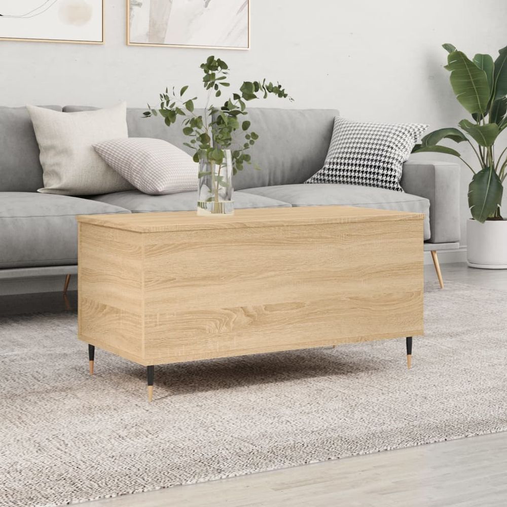 Coffee Table White 90x44.5x45 cm vidaXL Engineered Wood - Coffee Table from vidaXL