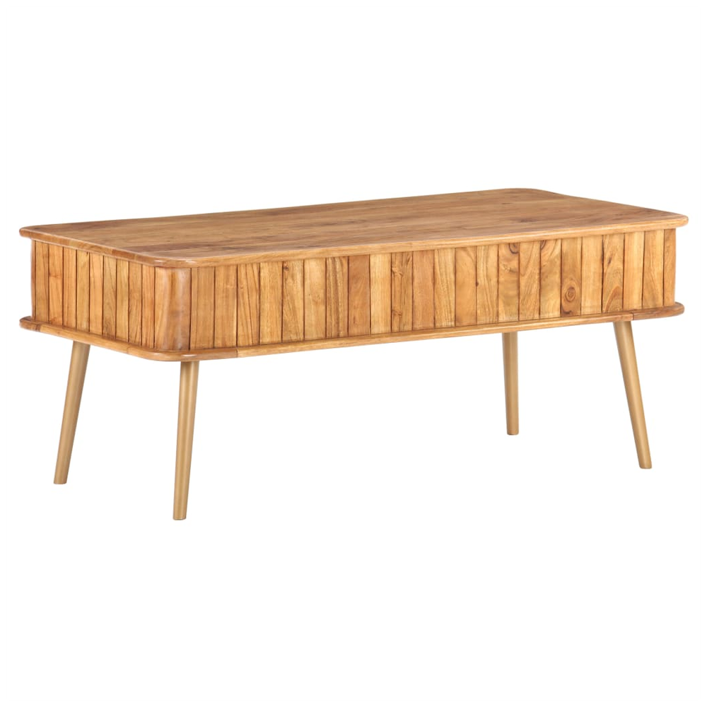 Coffee Table 100x50x40 cm vidaXL Solid Acacia Wood - Coffee Table from vidaXL