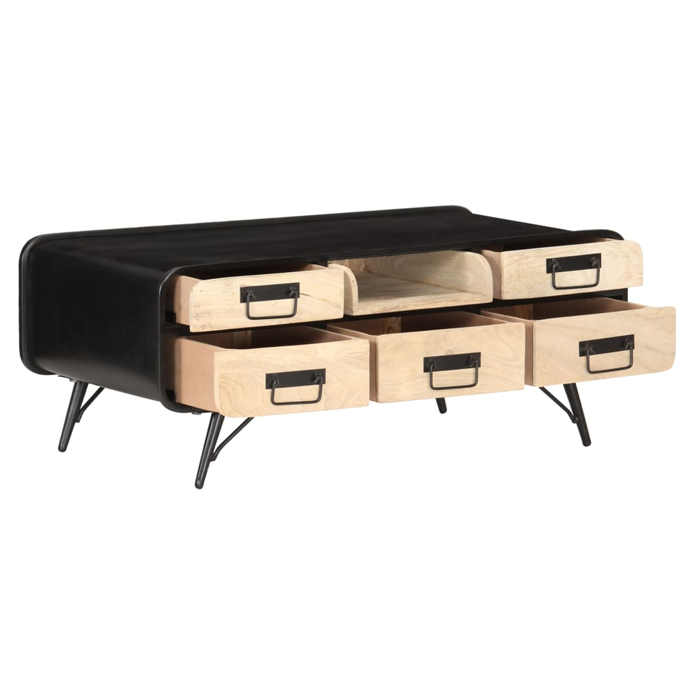 Coffee Table 100x50x40 cm vidaXL Solid Mango Wood - Coffee Table from vidaXL