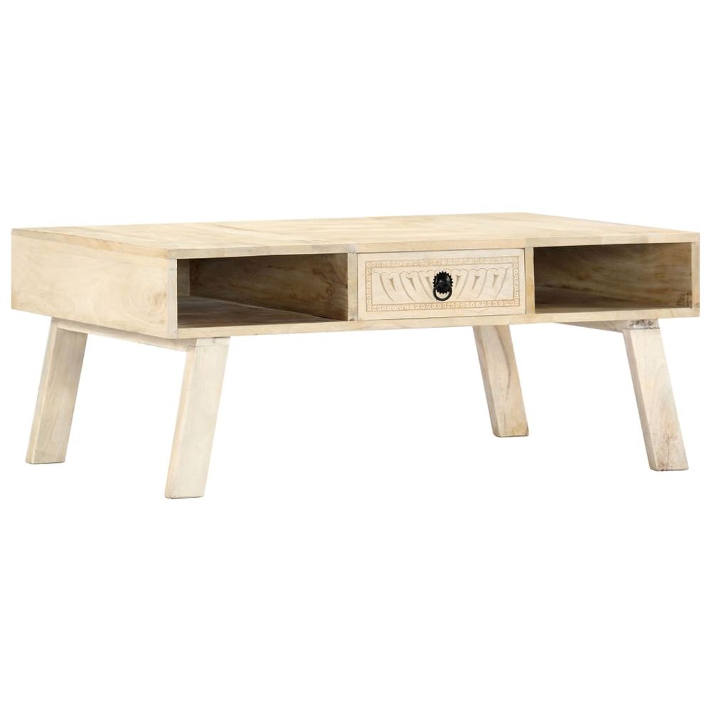 Coffee Table 100x60x40 cm vidaXL Solid Mango Wood - Coffee Table from vidaXL