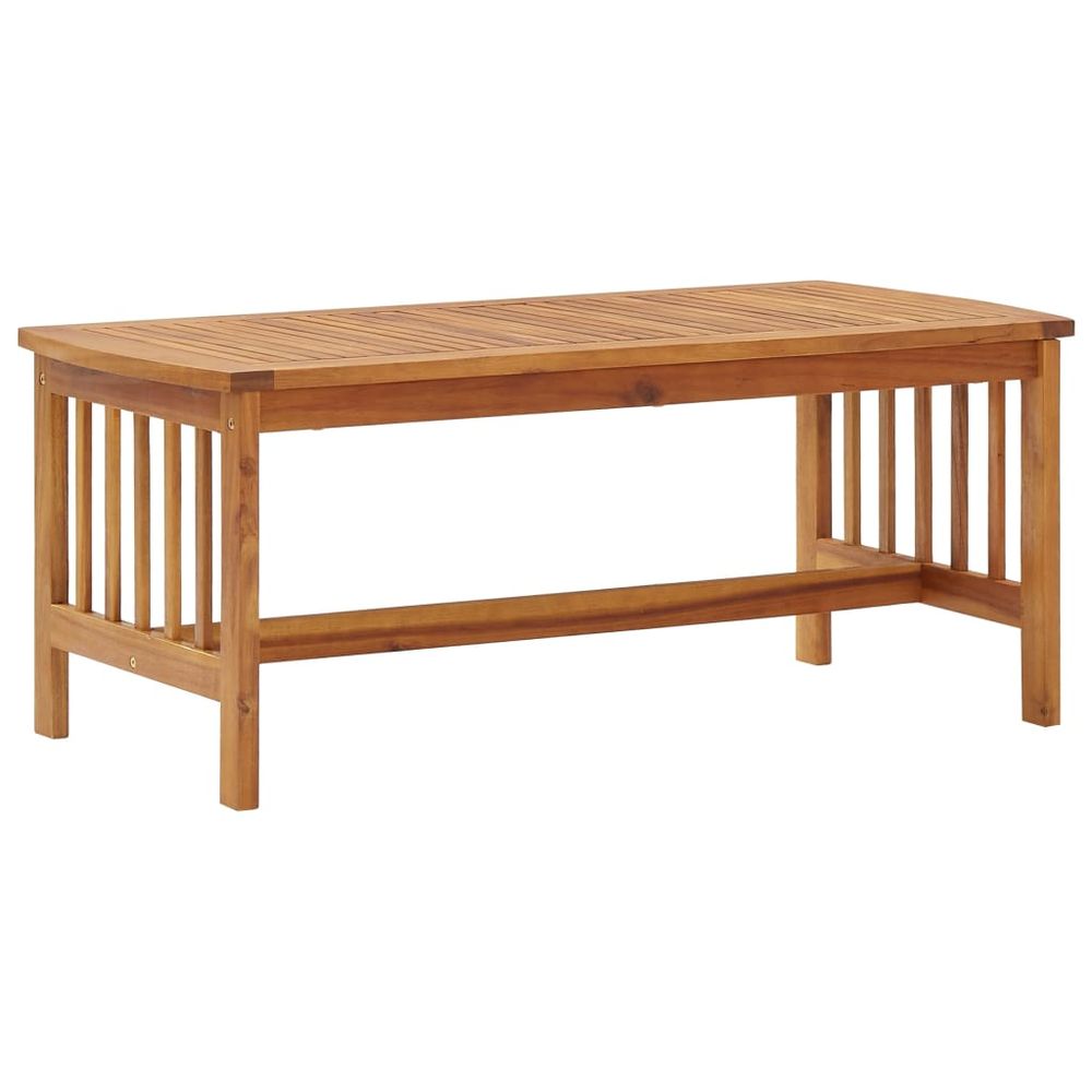 Coffee Table 102x50x43 cm vidaXL Solid Acacia Wood - Coffee Table from vidaXL
