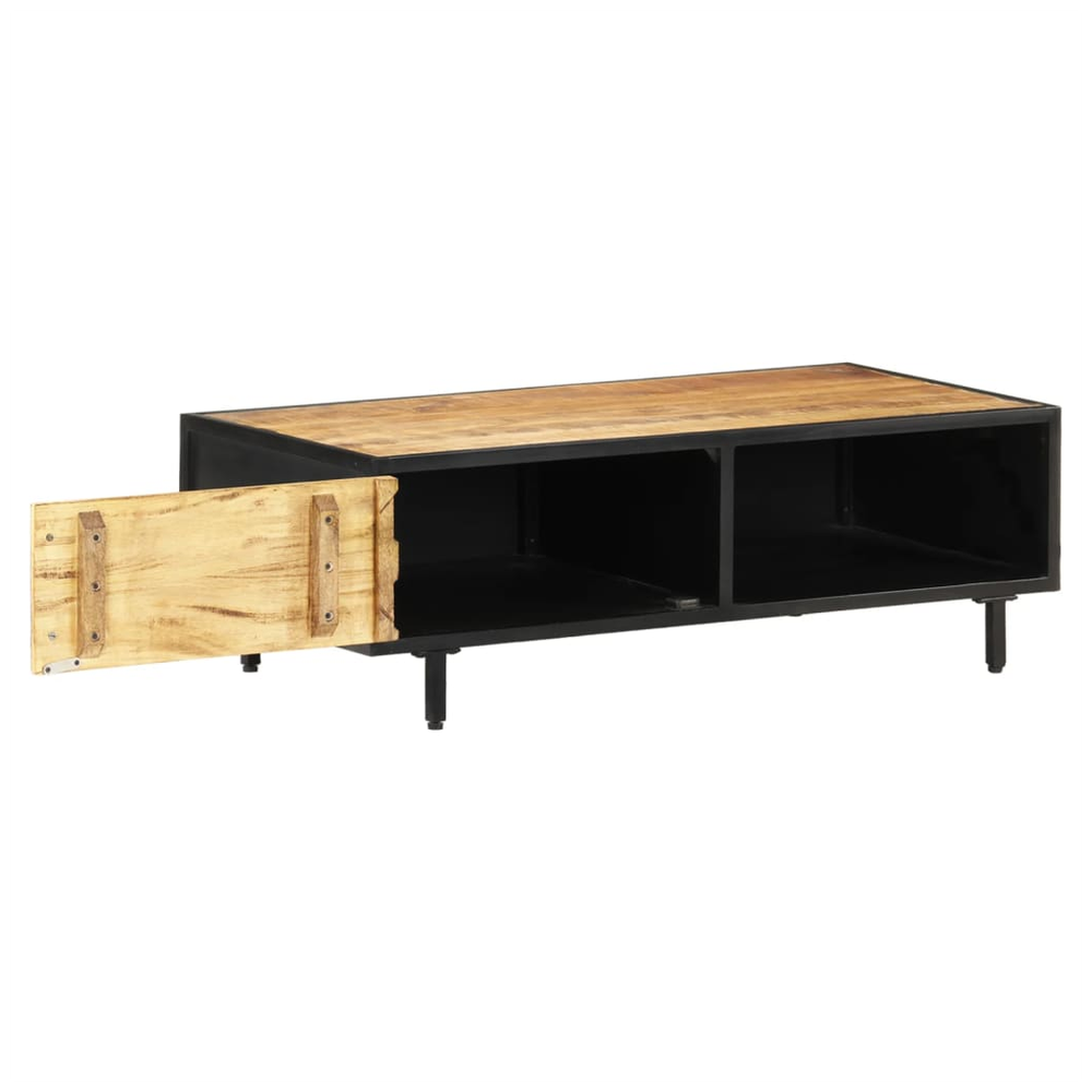 Coffee Table 105x50x35 cm vidaXL Rough Mango Wood - Coffee Table from vidaXL