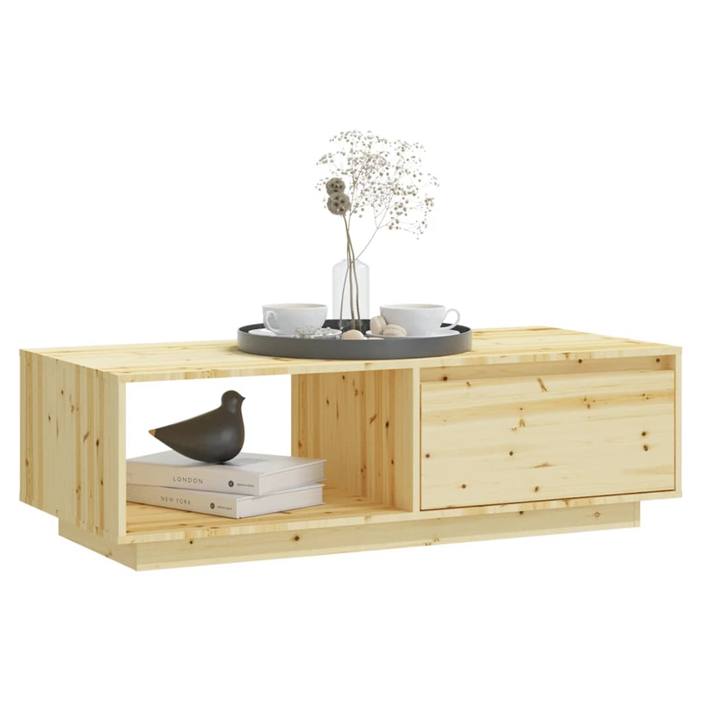 Coffee Table 110x50x33.5 cm vidaXL Solid Firwood - Coffee Table from vidaXL