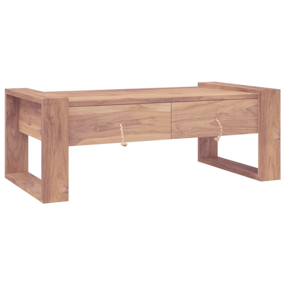 Coffee Table 110x60x40 cm vidaXL Solid Teak Wood - Coffee Table from vidaXL