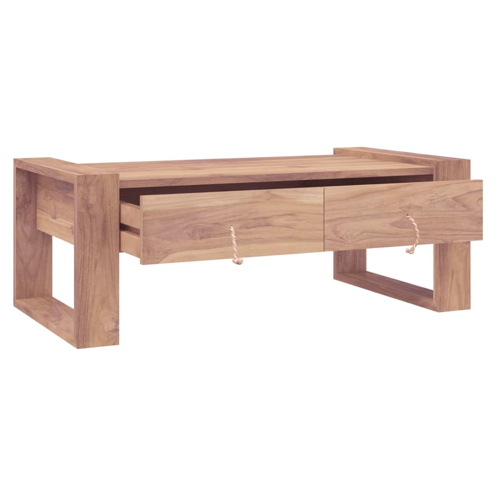 Coffee Table 110x60x40 cm vidaXL Solid Teak Wood - Coffee Table from vidaXL