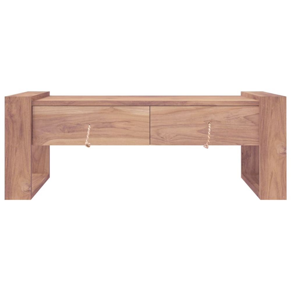 Coffee Table 110x60x40 cm vidaXL Solid Teak Wood - Coffee Table from vidaXL