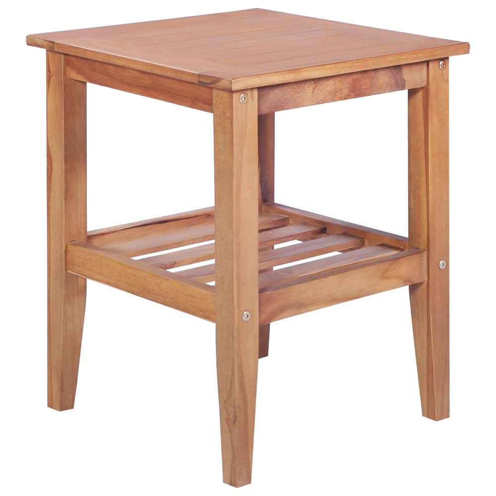 Coffee Table 40x40x50 cm vidaXL Square Solid Teak - Coffee Table from vidaXL