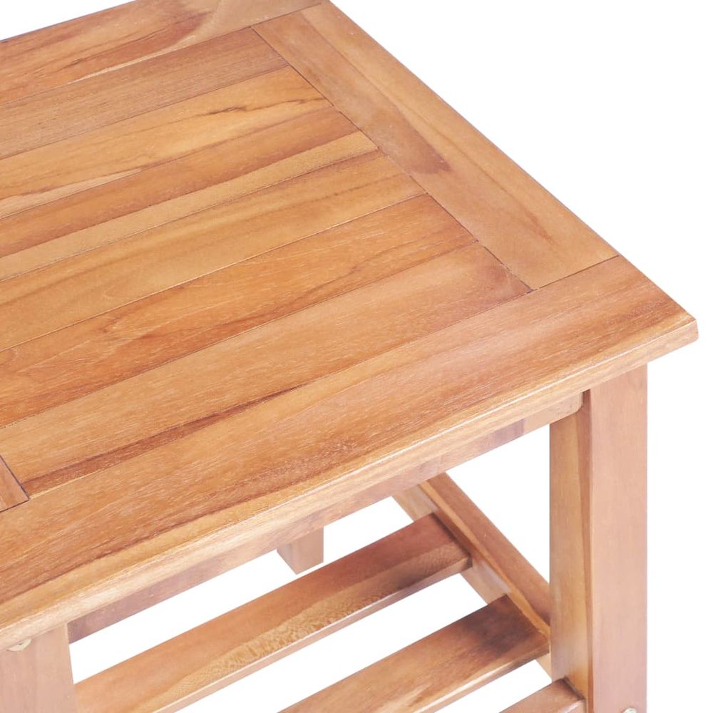 Coffee Table 40x40x50 cm vidaXL Square Solid Teak - Coffee Table from vidaXL