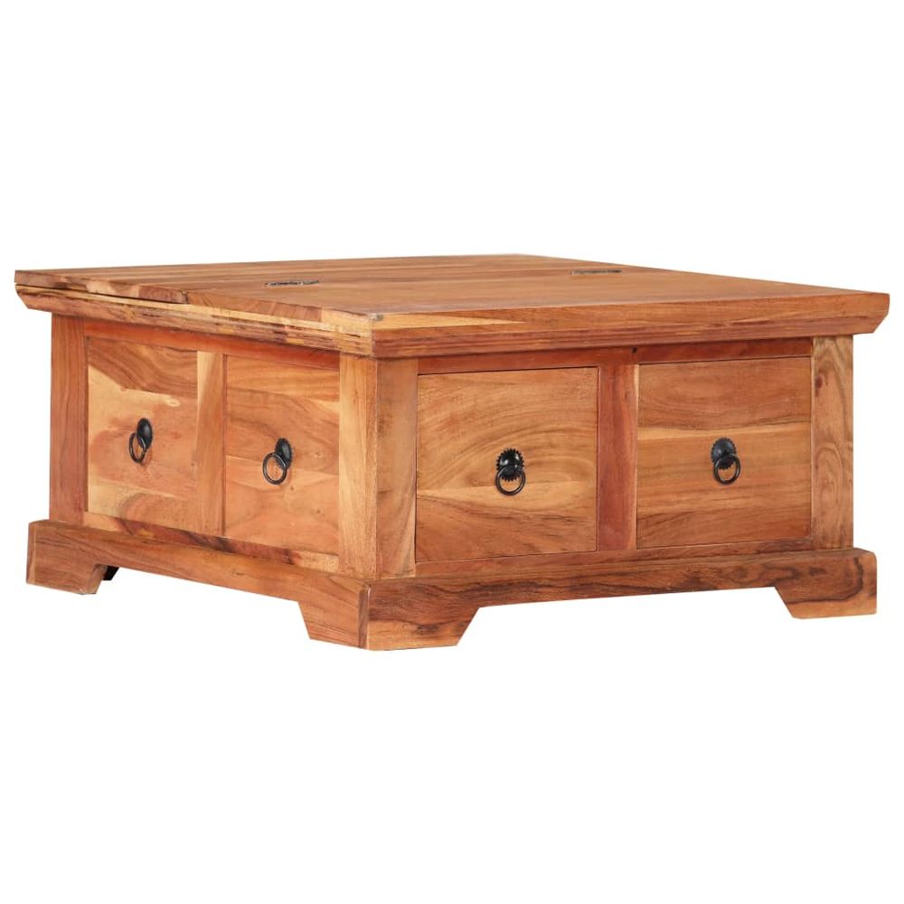 Coffee Table 66x70x35 cm vidaXL Solid Acacia Wood - Coffee Table from vidaXL