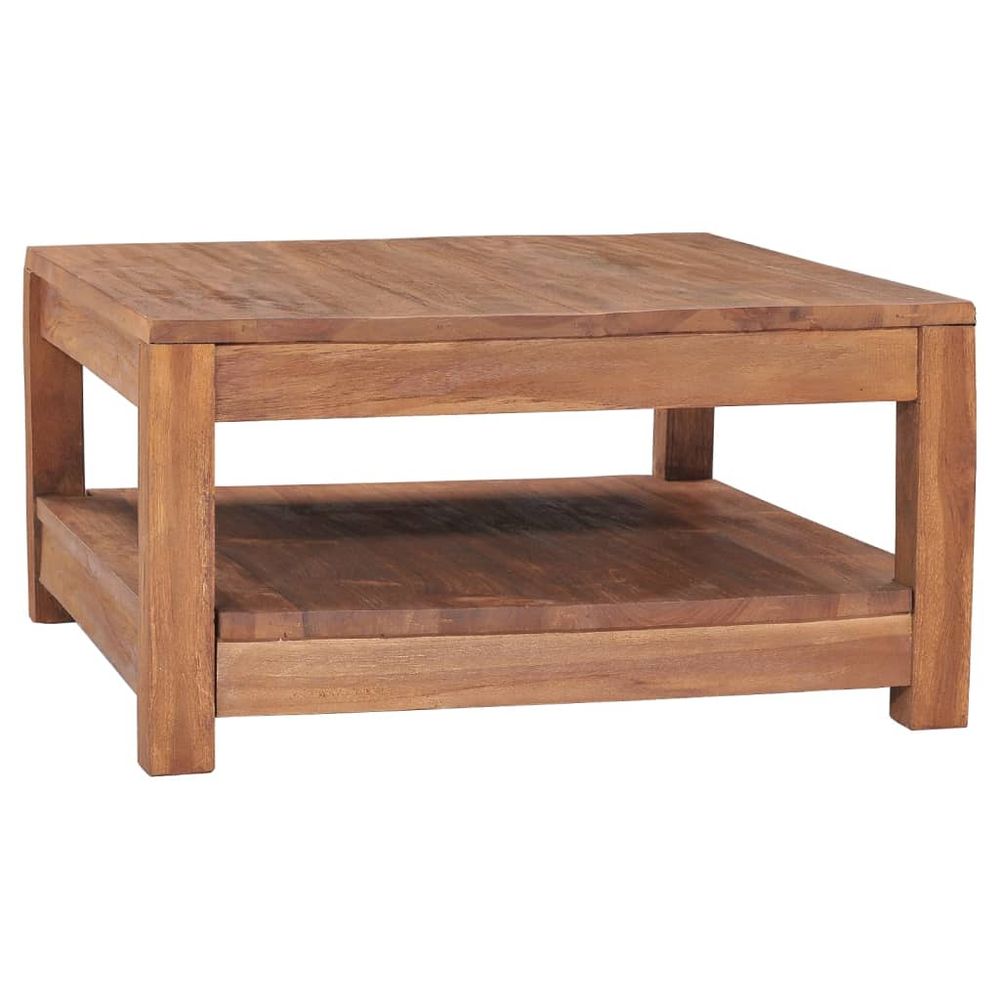 Coffee Table 68x67x35 cm vidaXL Solid Teak Wood - Coffee Table from vidaXL