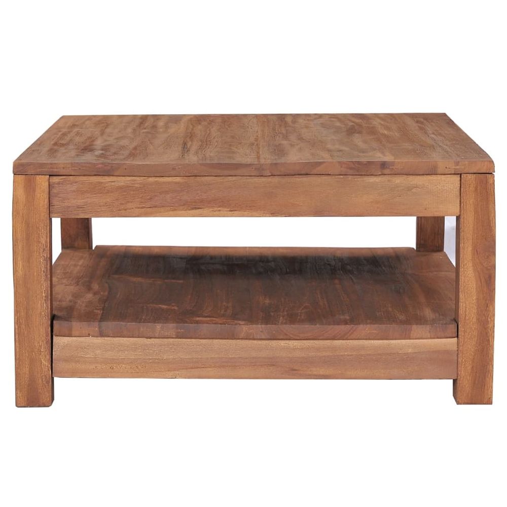 Coffee Table 68x67x35 cm vidaXL Solid Teak Wood - Coffee Table from vidaXL