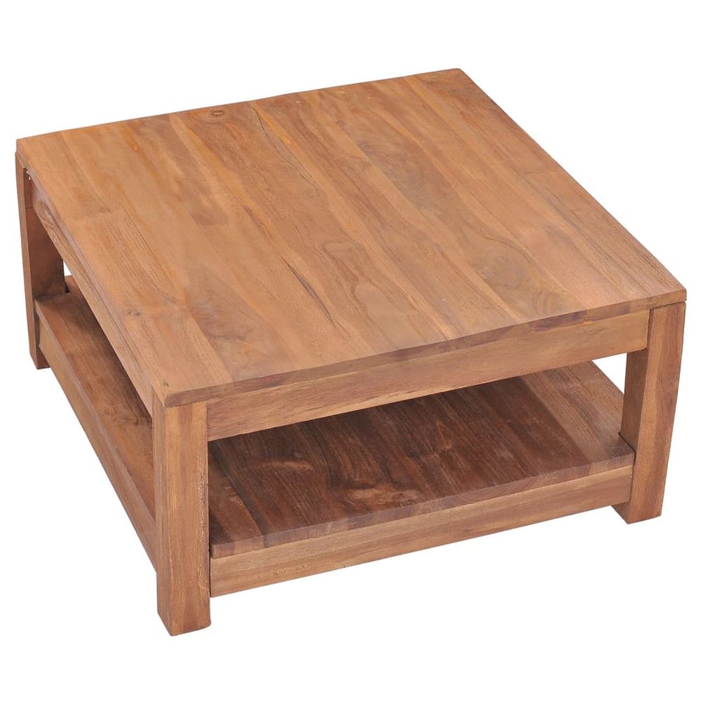 Coffee Table 68x67x35 cm vidaXL Solid Teak Wood - Coffee Table from vidaXL