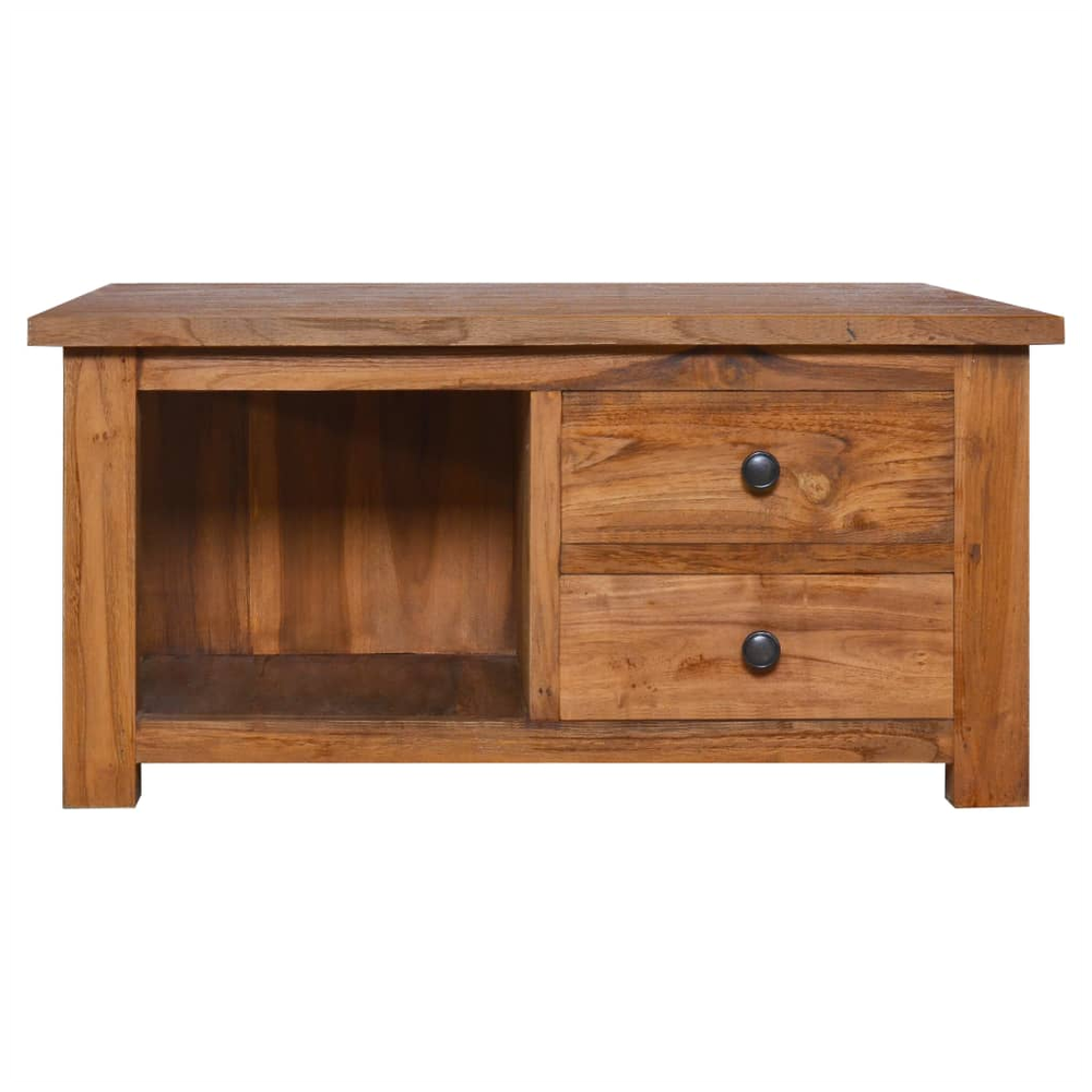 Coffee Table 68x68x33 cm vidaXL Solid Teak Wood - Coffee Table from vidaXL