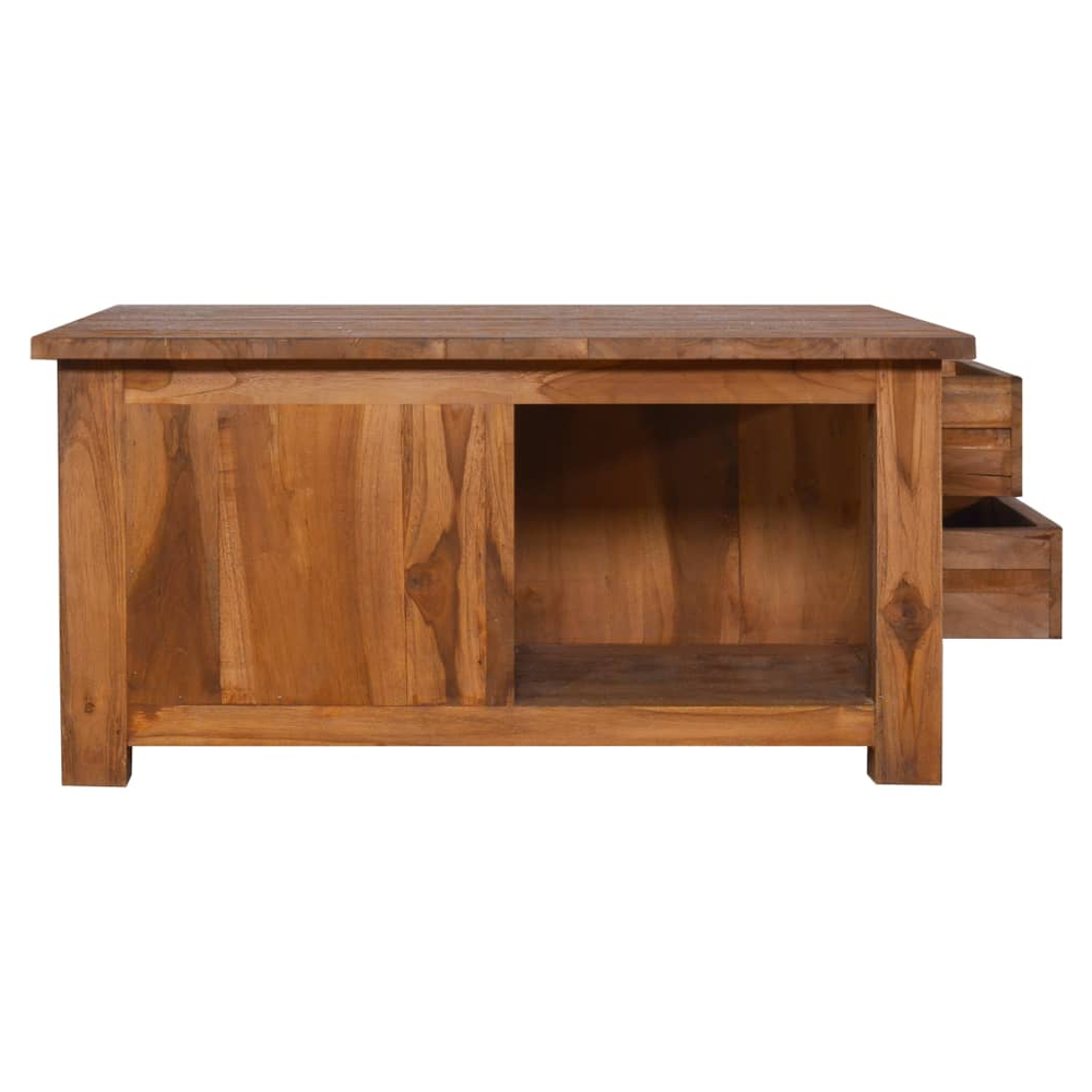 Coffee Table 68x68x33 cm vidaXL Solid Teak Wood - Coffee Table from vidaXL