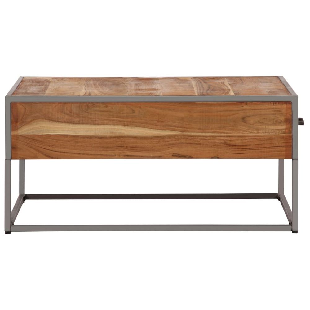 Coffee Table 75x75x35 cm vidaXL Solid Acacia Wood - Coffee Table from vidaXL
