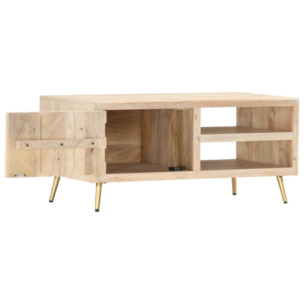 Coffee Table 90x45x40 cm vidaXL Solid Mango Wood - Coffee Table from vidaXL