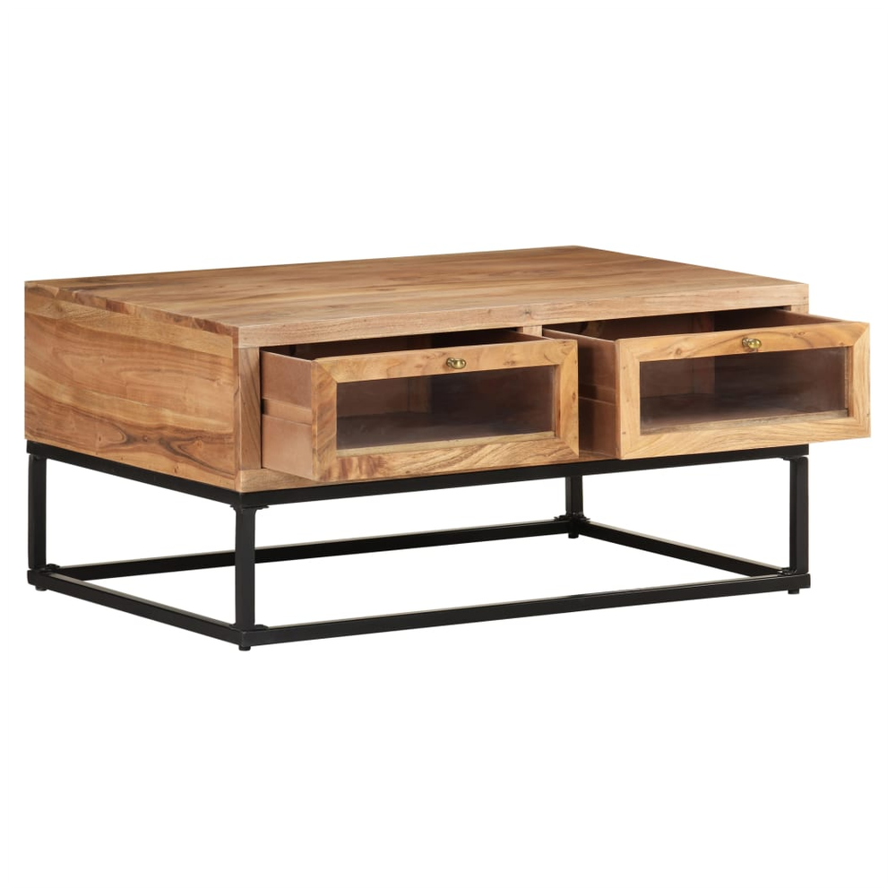 Coffee Table 90x60x40 cm vidaXL Solid Acacia Wood - Coffee Table from vidaXL