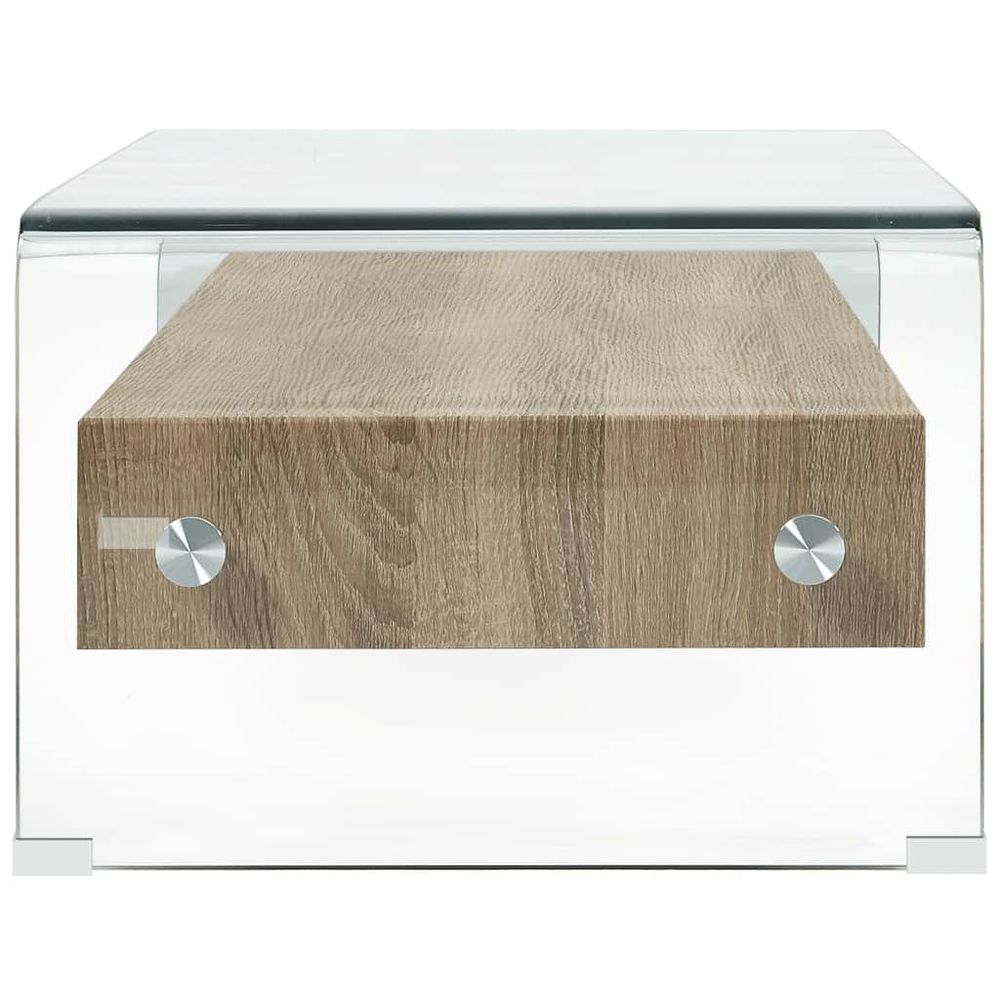 Coffee Table Clear 98x45x31 cm vidaXL Tempered Glass - Coffee Table from vidaXL