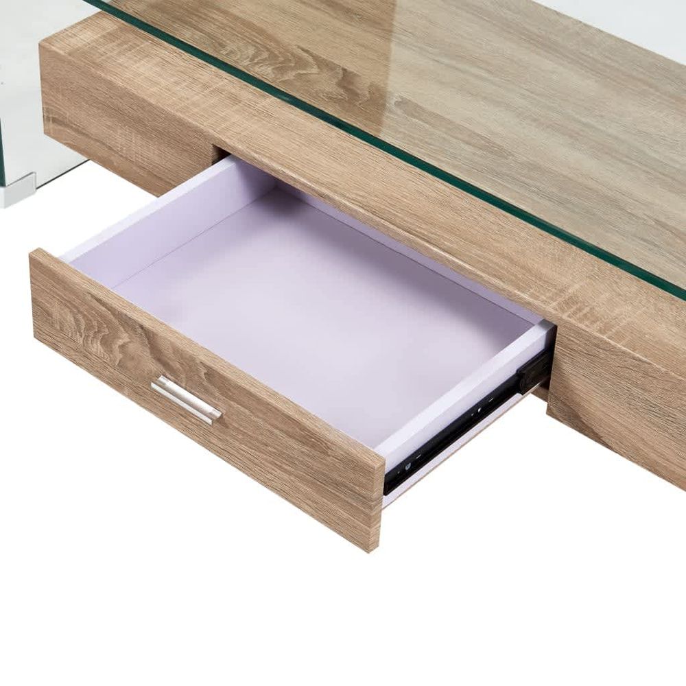 Coffee Table Clear 98x45x31 cm vidaXL Tempered Glass - Coffee Table from vidaXL