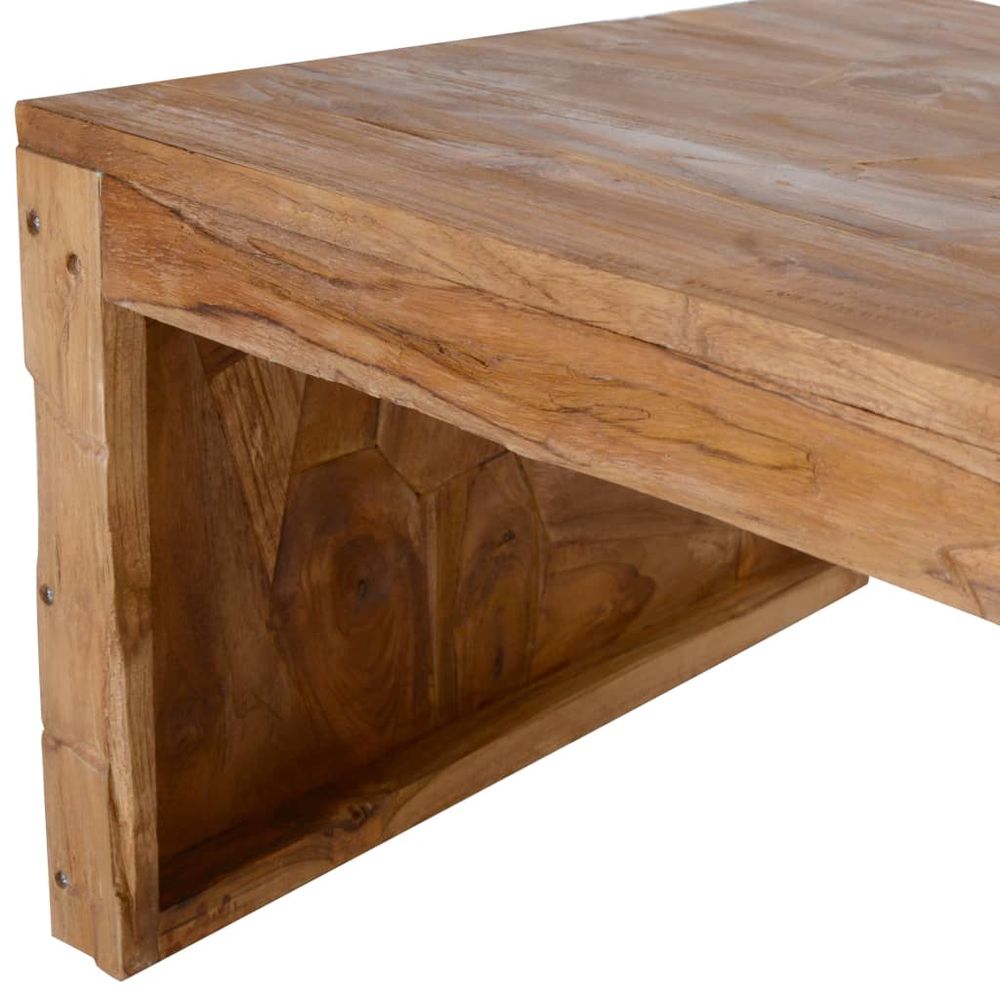 Coffee Table Erosion vidaXL Solid Teak Wood 110x35x38 cm - Coffee Table from vidaXL