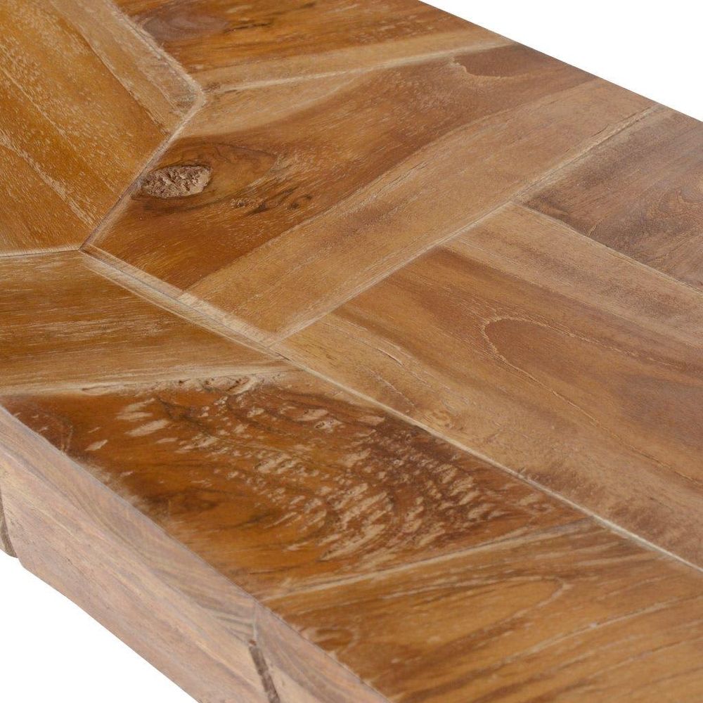 Coffee Table Erosion vidaXL Solid Teak Wood 110x35x38 cm - Coffee Table from vidaXL
