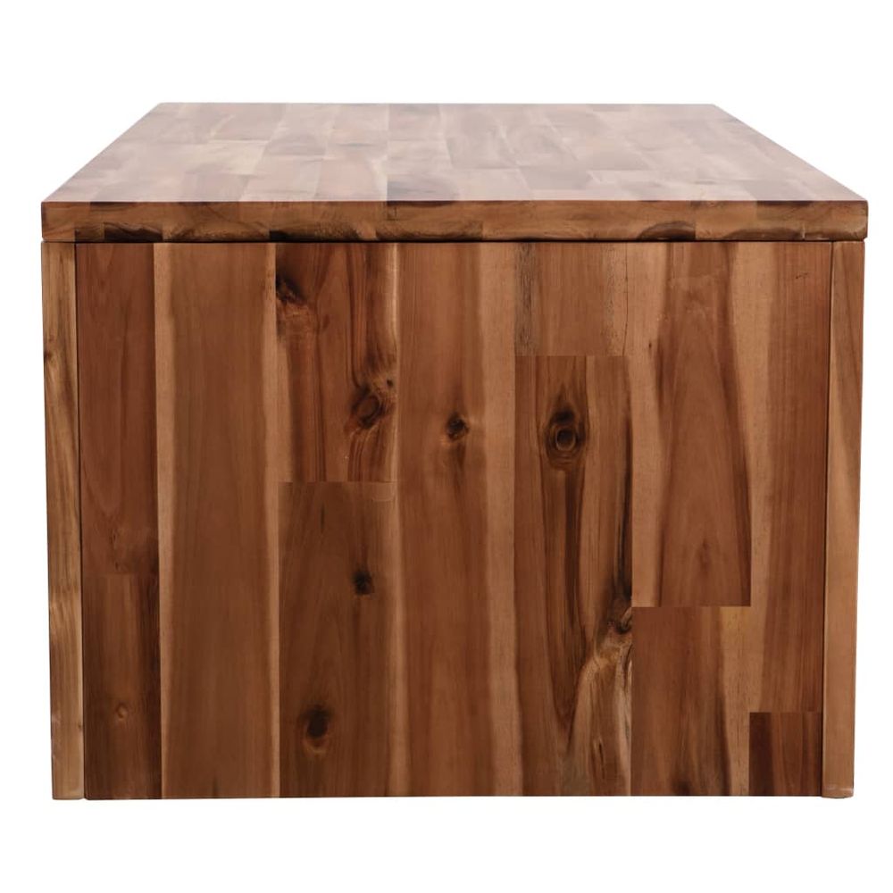 Coffee Table Solid Acacia Wood vidaXL 90x50x37.5 cm - Coffee Table from vidaXL