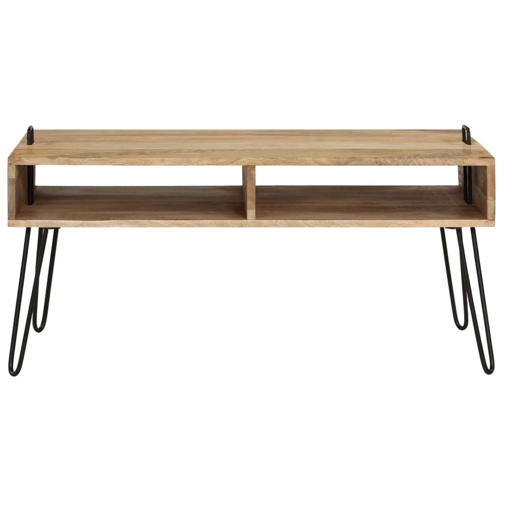 Coffee Table Solid Mango Wood vidaXL 100x60x45 cm - Coffee Table from vidaXL