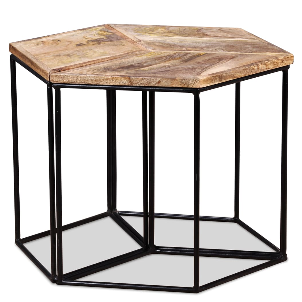 Coffee Table Solid Mango Wood vidaXL 56x48x40 cm - Coffee Table from vidaXL