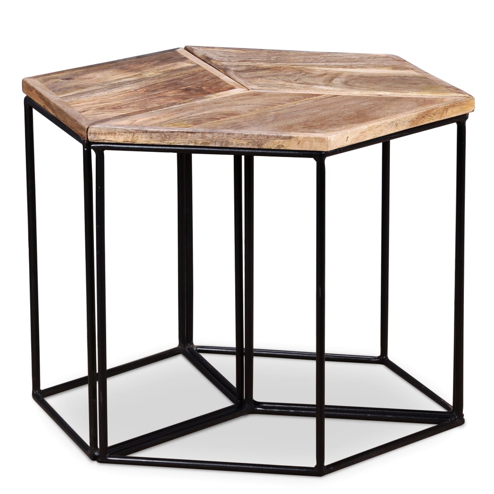 Coffee Table Solid Mango Wood vidaXL 56x48x40 cm - Coffee Table from vidaXL