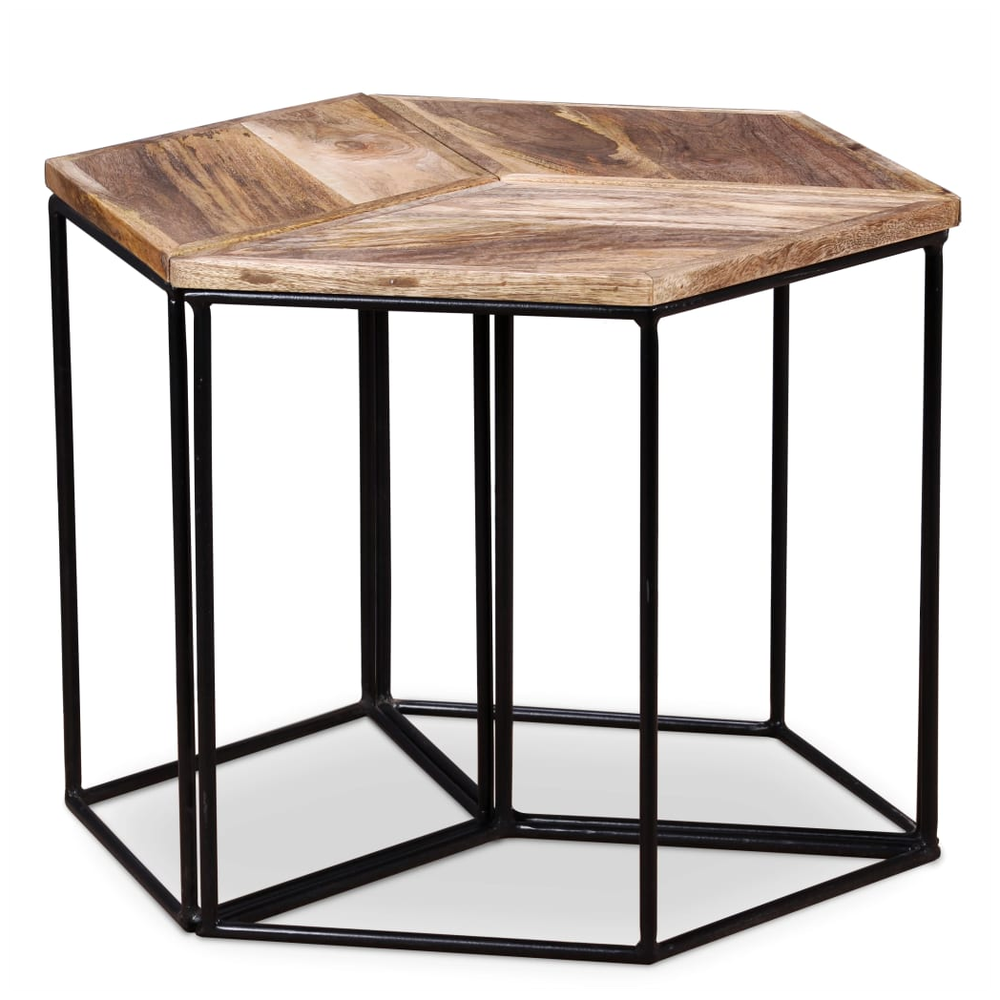 Coffee Table Solid Mango Wood vidaXL 56x48x40 cm - Coffee Table from vidaXL